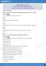 Đề thi học kì 2 Tiếng Anh 9 Global Success - Đề số 2